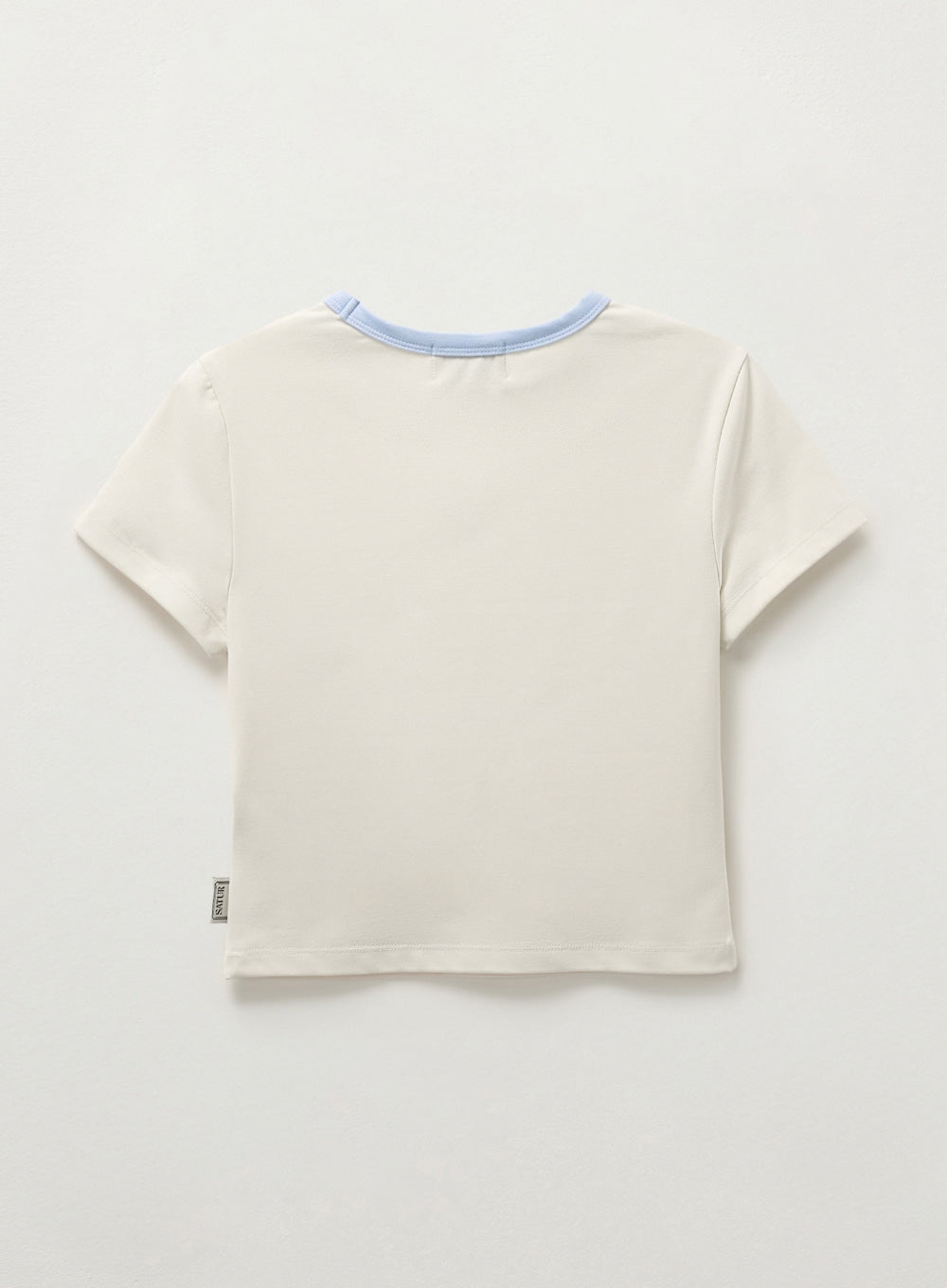 (W) Apero Slim Cropped Fit Ringer T-shirts