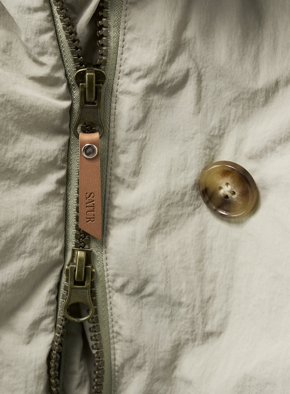 (W) Wide Collar Ball Padding Cropped Fit Jacket