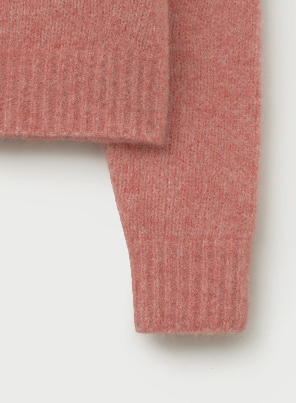 (W) Essen Two-Tone Mohair Pullover Knit