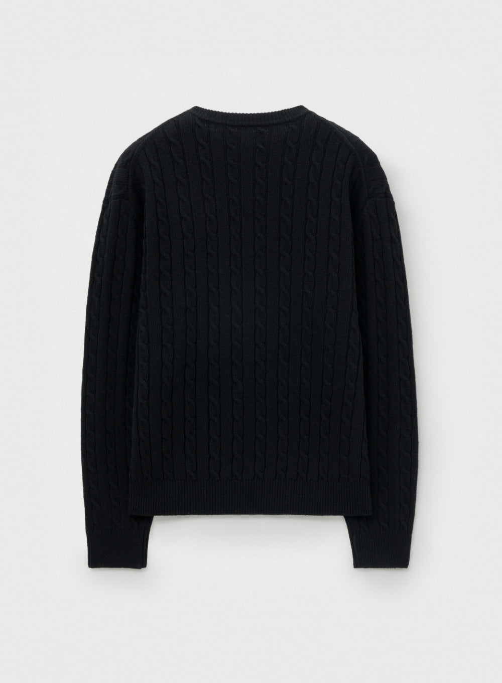 (U) Wool blend cable knit