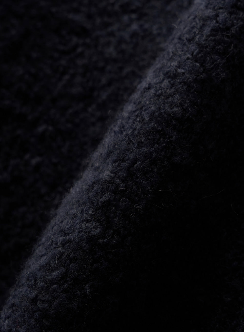 (W) Boucle Crew Neck Cardigan