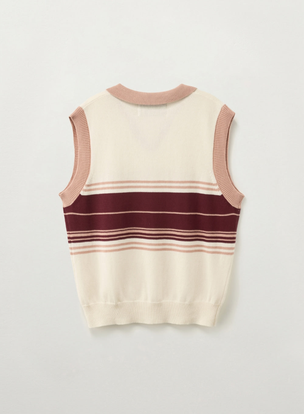 (U) Open Collar Knit Vest