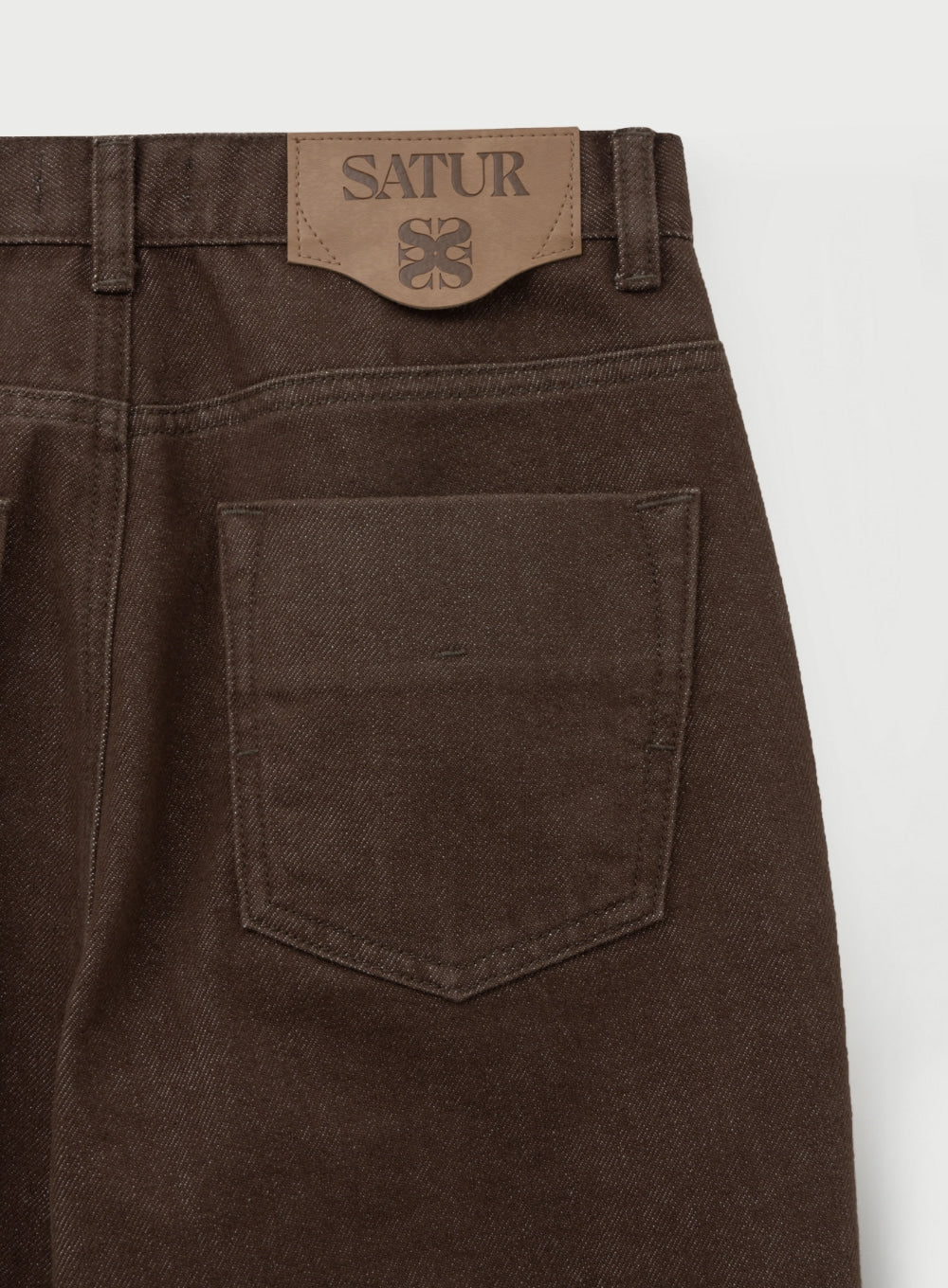 (W) Semi Loose Boots Cut Denim Pants