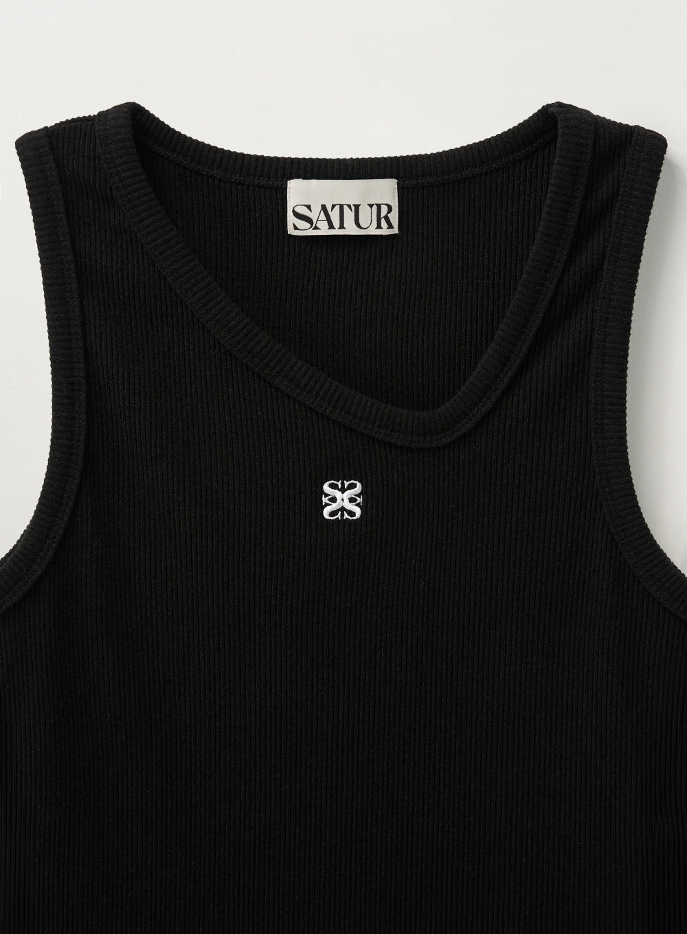 (W) Unbalance Neck Logo Sleeveless