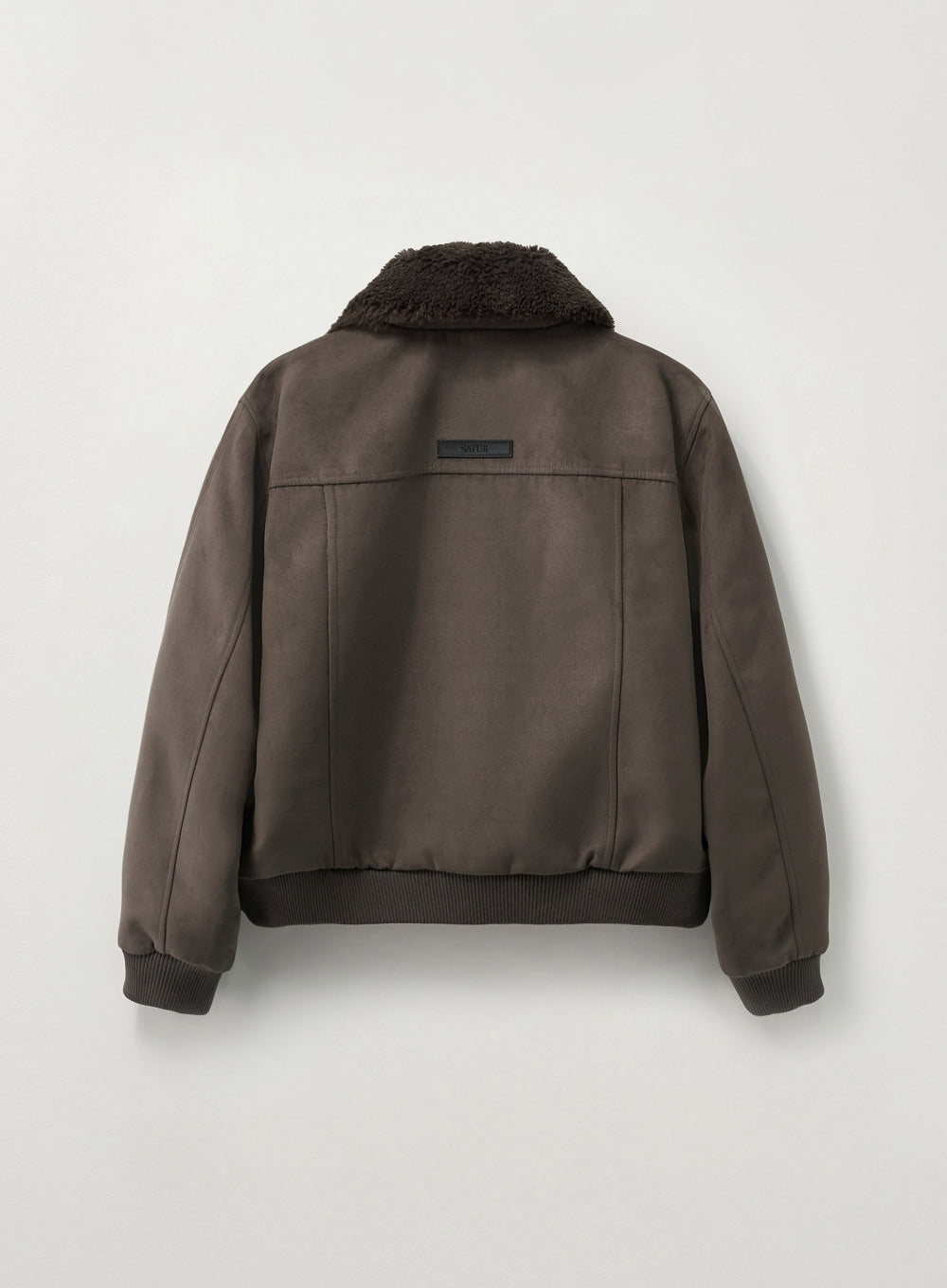 (W) Synthetic Shearling Blouson Jumper