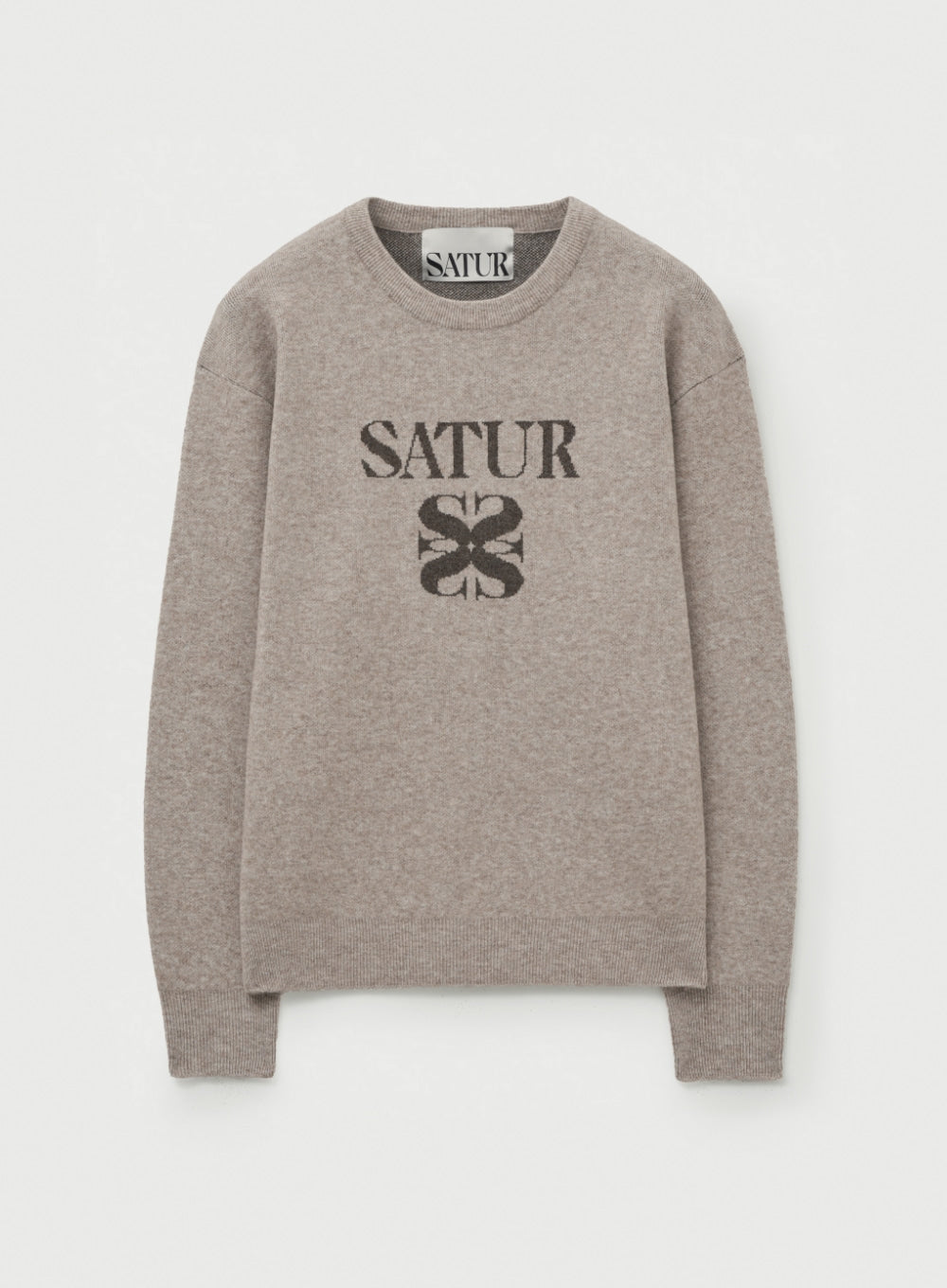 (U) Basic Logo Jacquard Knit