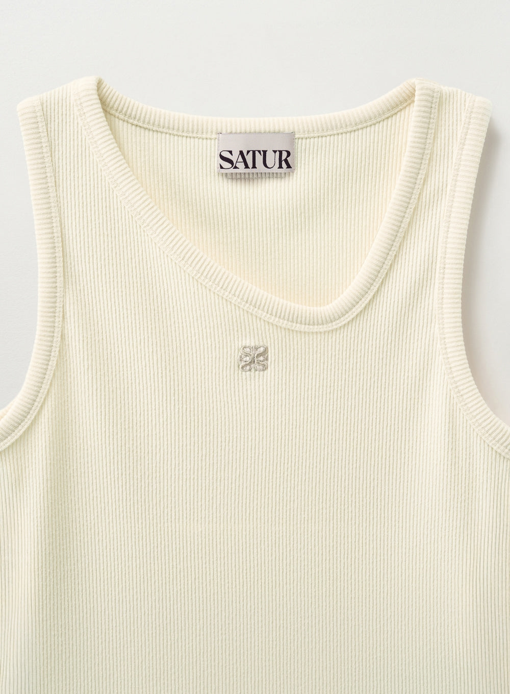 (W) Unbalance Neck Logo Sleeveless