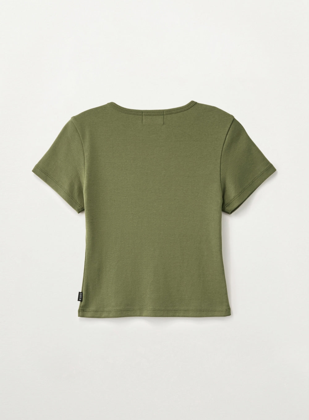 (W) Belt Graphic Slim Fit T-shirt