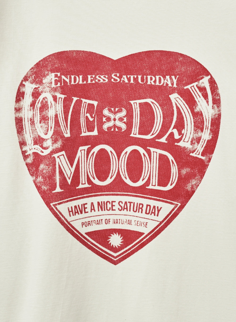 (W) Saturday Retro Mood Graphic T-shirts