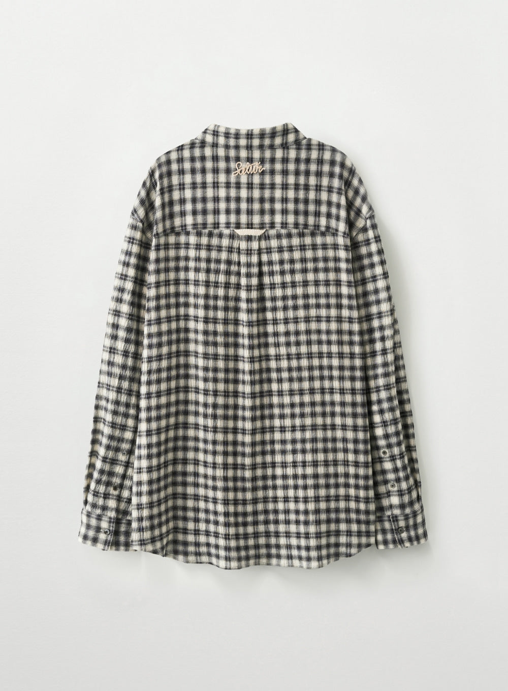 (U) Oversized Check Shirt