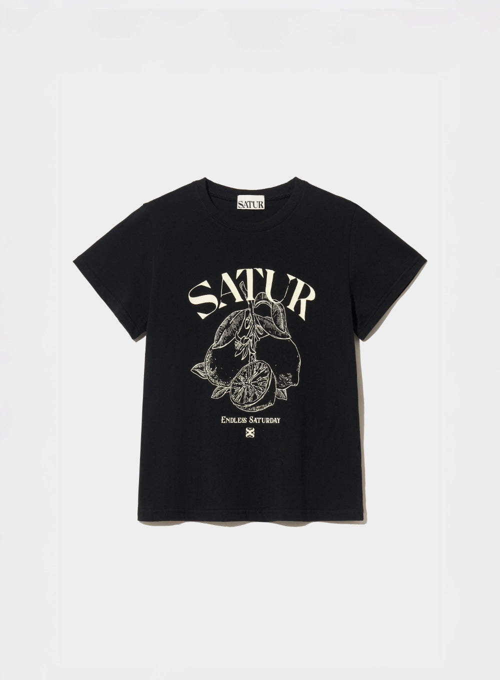 (W) Cafri Citron Drawing Summer Graphic T-Shirts