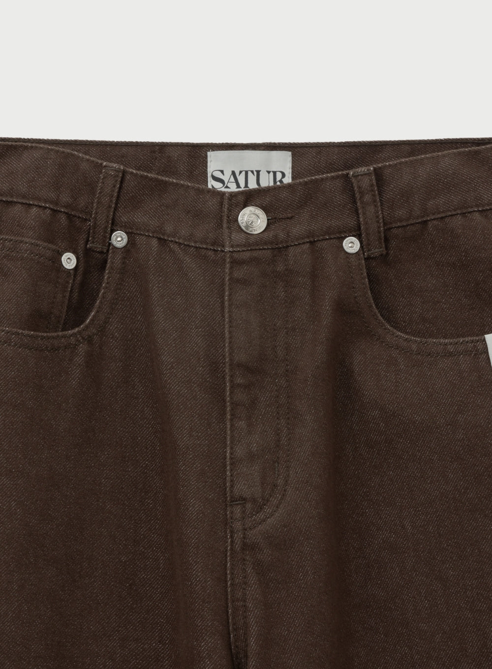 (W) Semi Loose Boots Cut Denim Pants