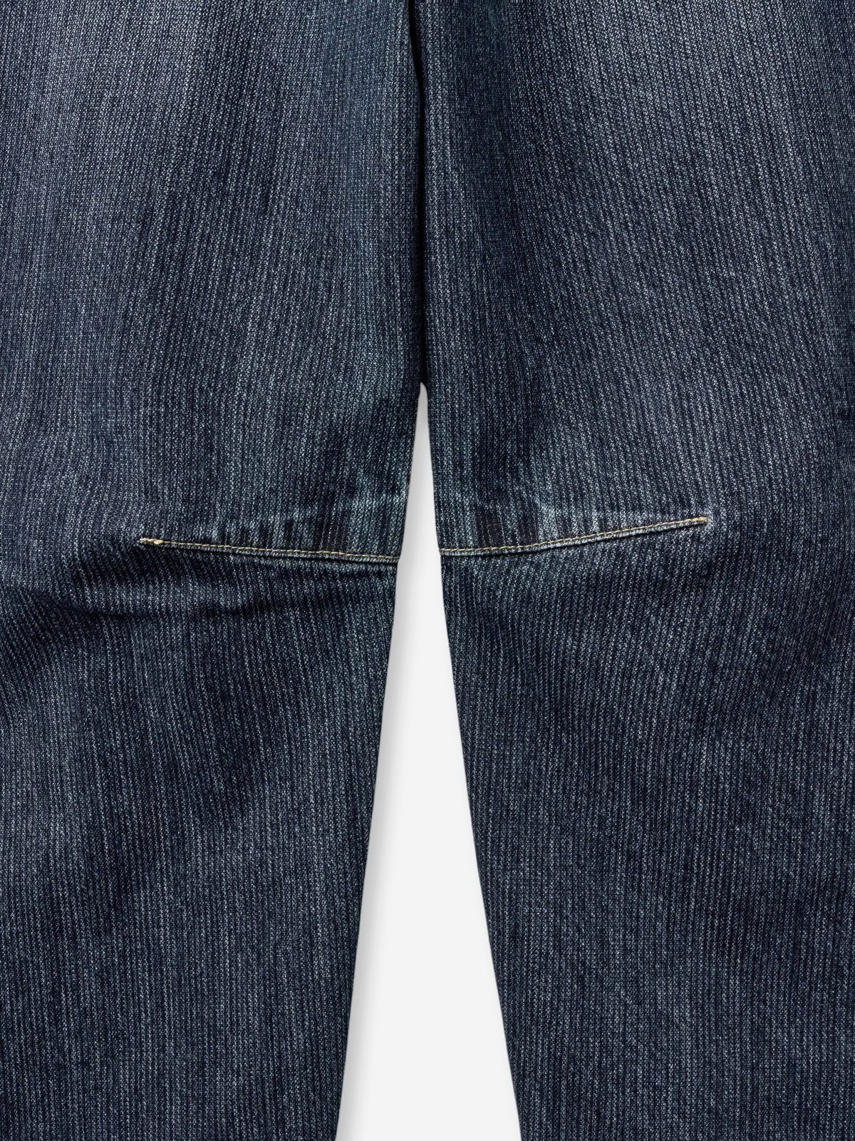(W) Wide Fit Slub Denim Pants