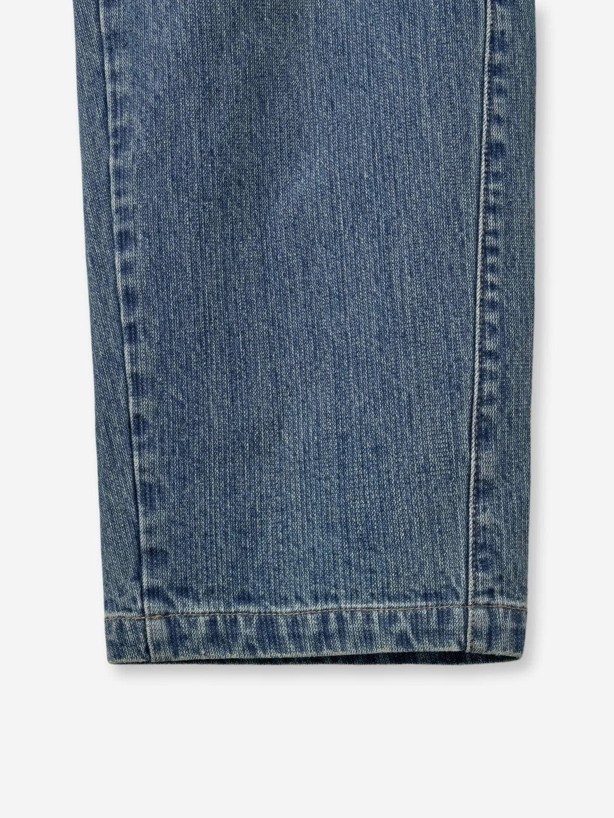 (W) Wide Fit Slub Denim Pants