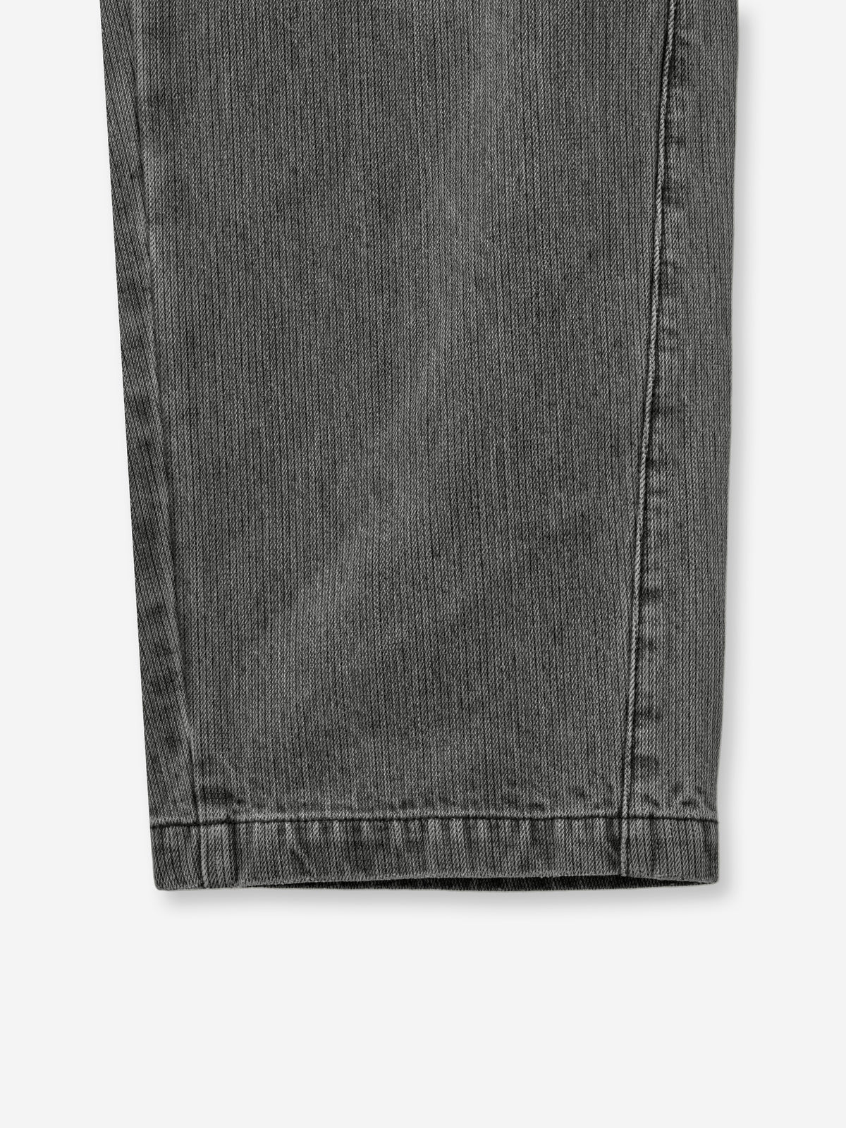 (W) Wide Fit Slub Denim Pants