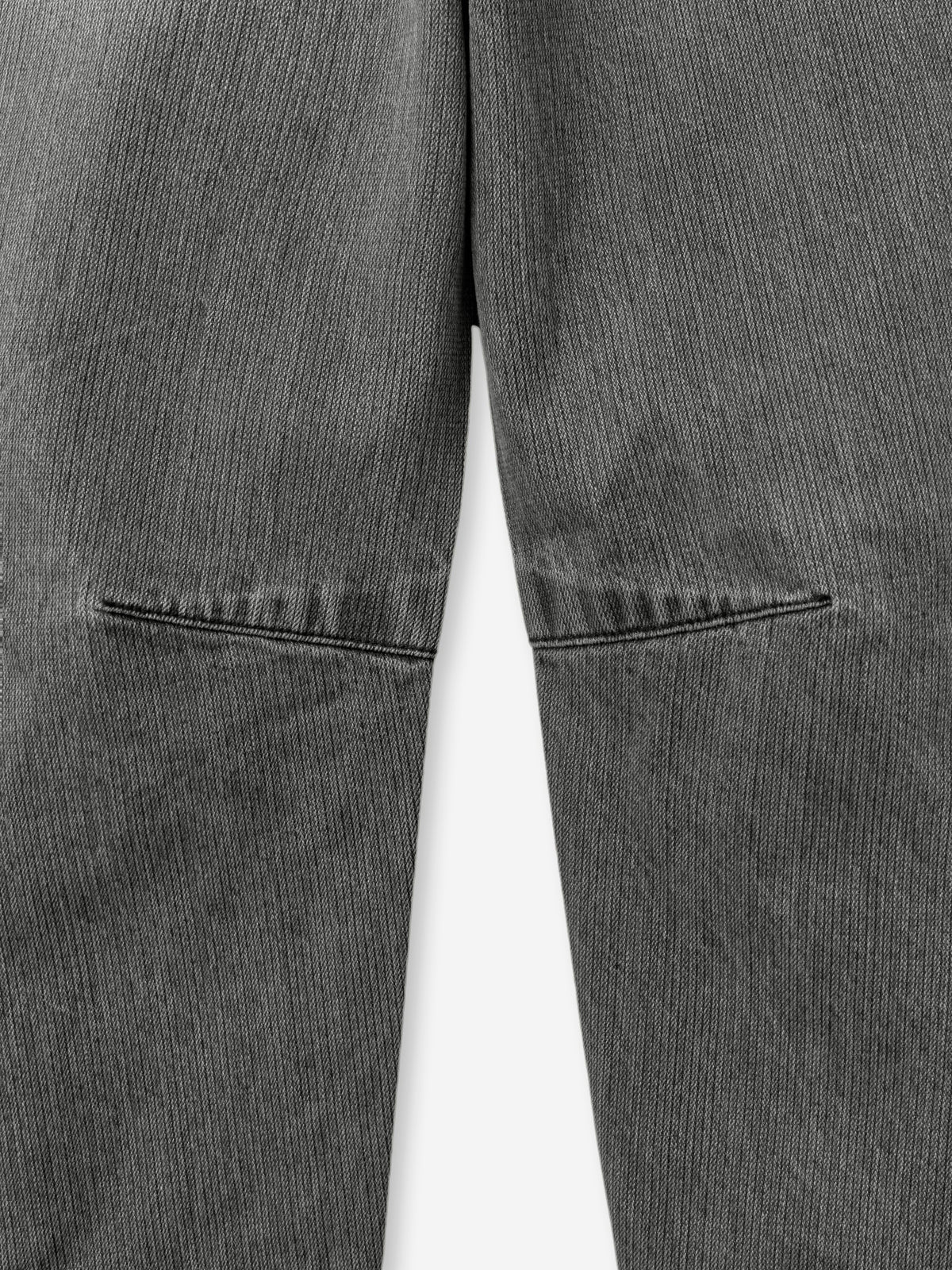 (W) Wide Fit Slub Denim Pants