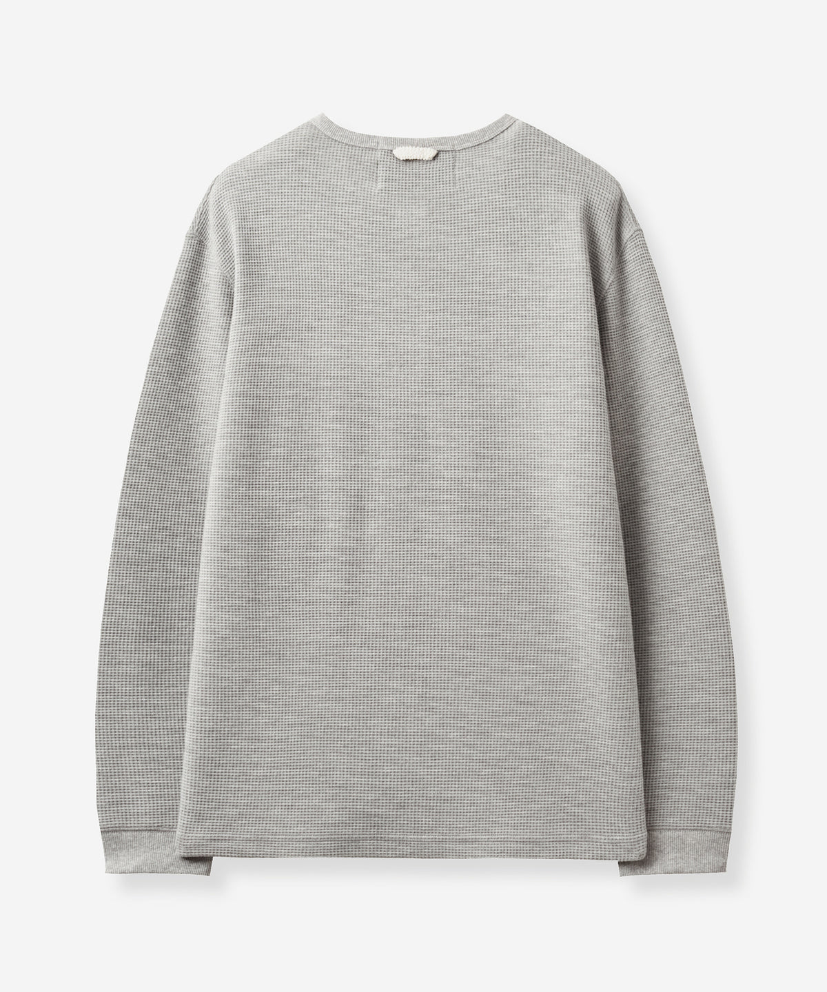 (U) Waffle Henley Neck Long Sleeve