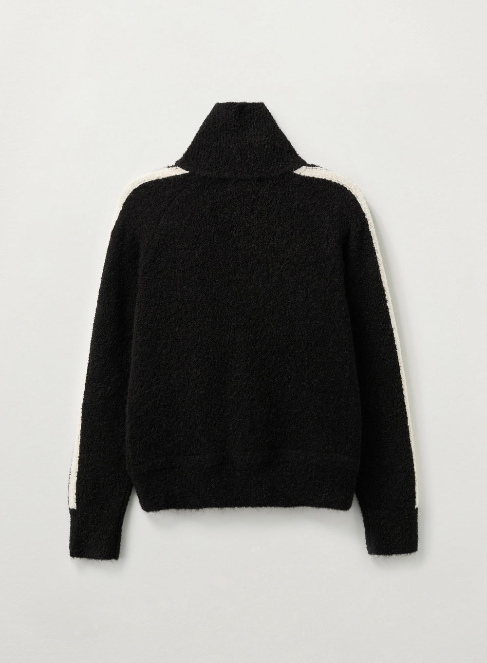 (W) Lawton Semi Cropped Knit Zip-up