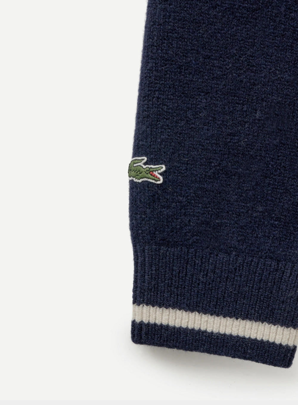 (U) Satur X Lacoste Knit Collar Zip-up