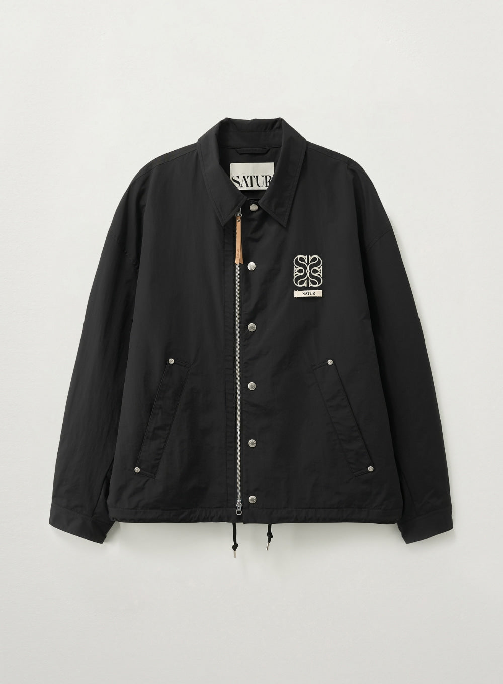 (M) Teo Nylon Cotton Coach Jacket