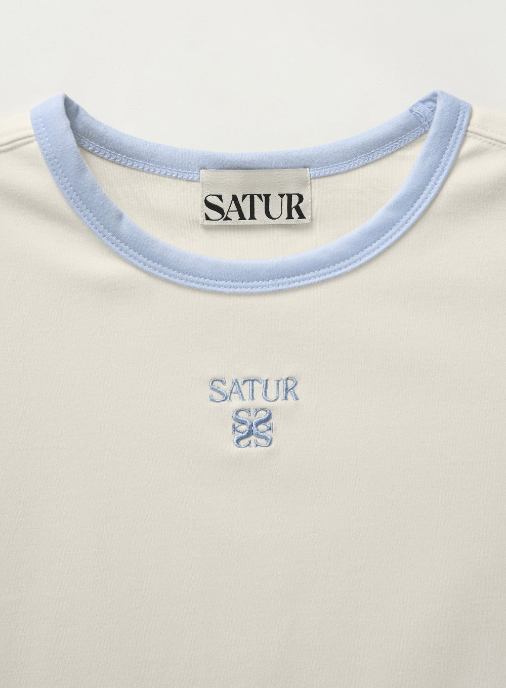 (W) Apero Slim Cropped Fit Ringer T-shirts