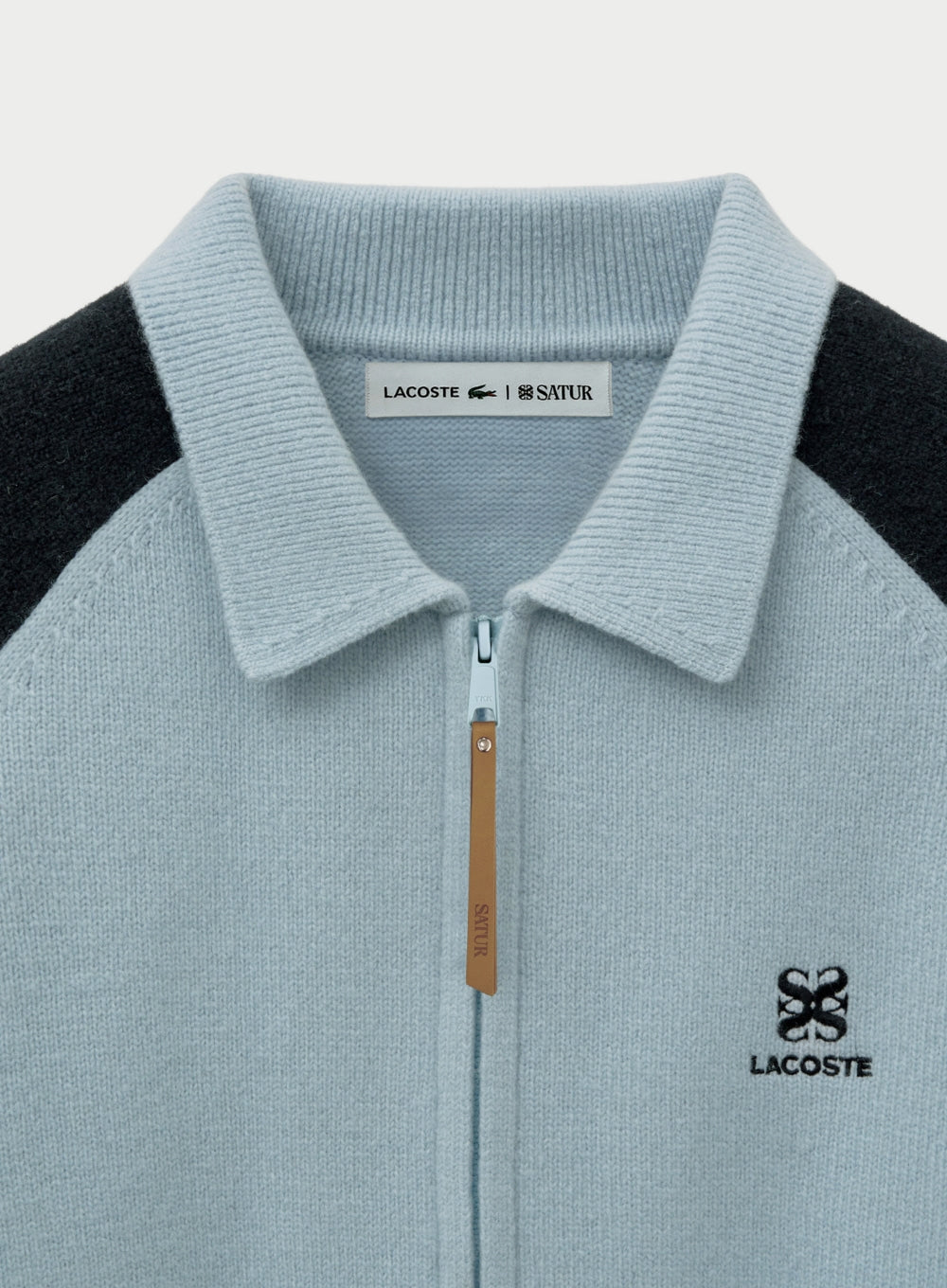 (U) Satur X Lacoste Knit Collar Zip-up