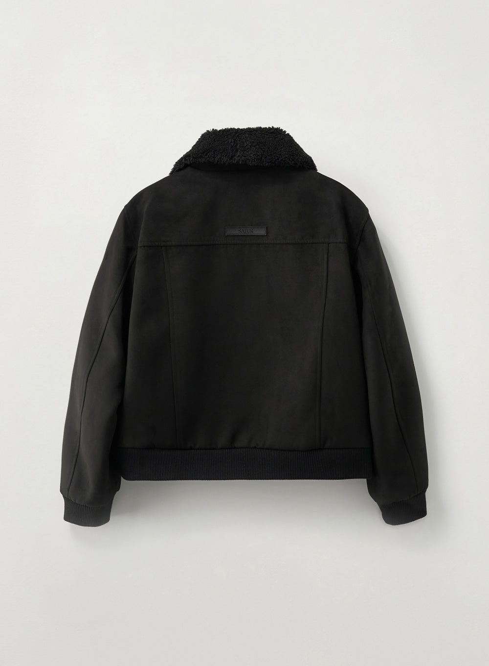 (W) Synthetic Shearling Blouson Jumper