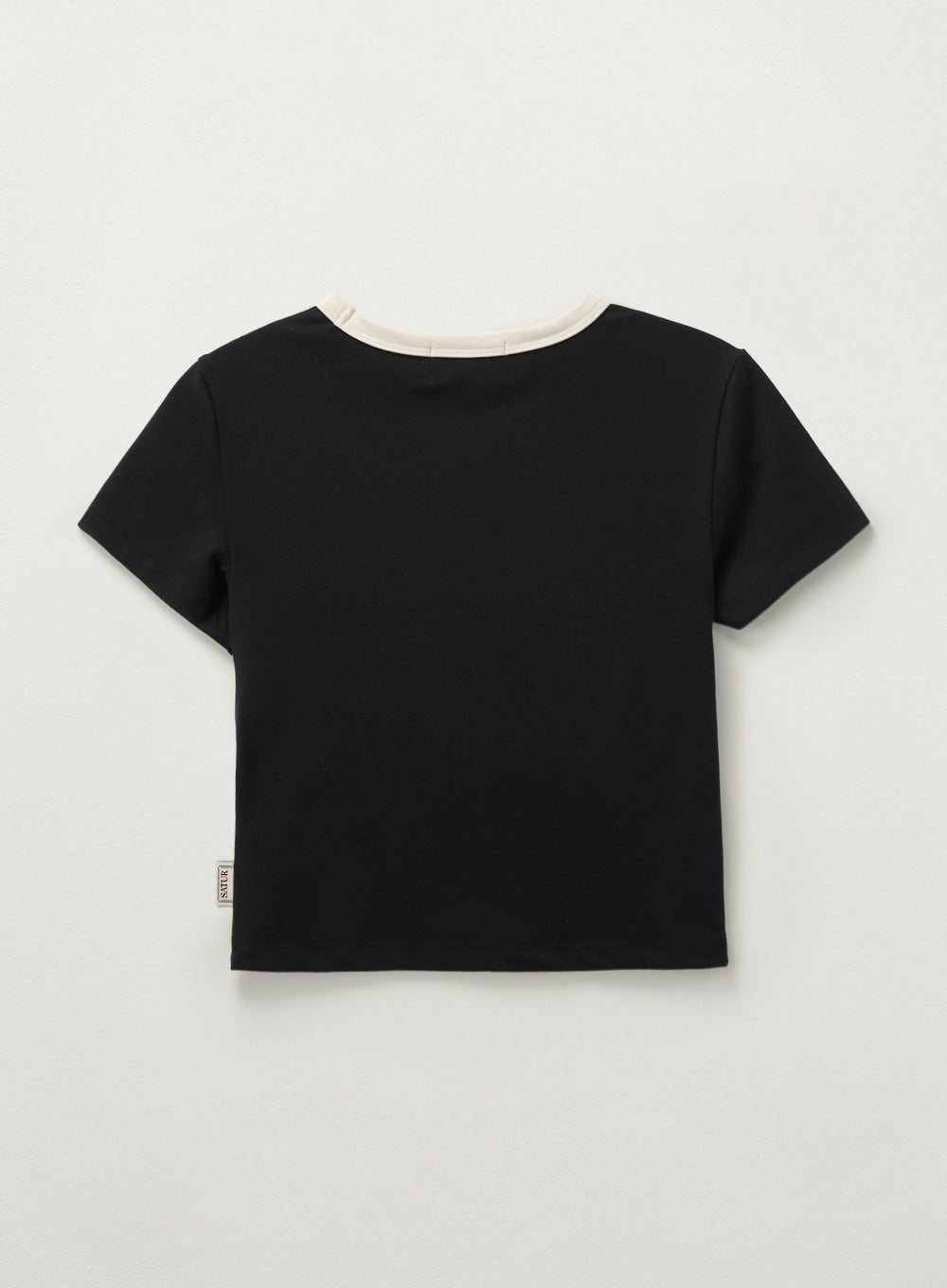 (W) Apero Slim Cropped Fit Ringer T-shirts