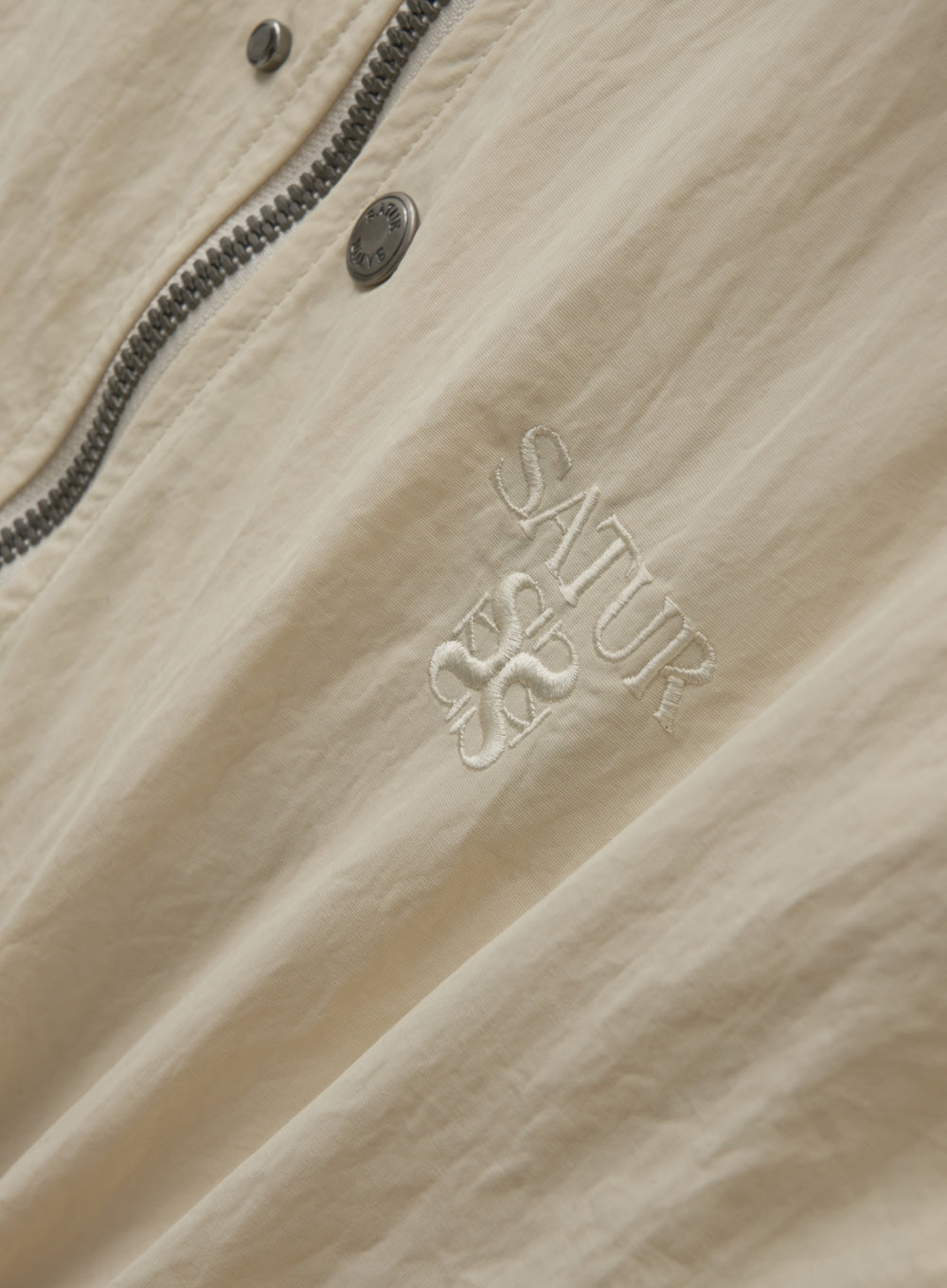 (W) Nylon Crop Bomber Jacket