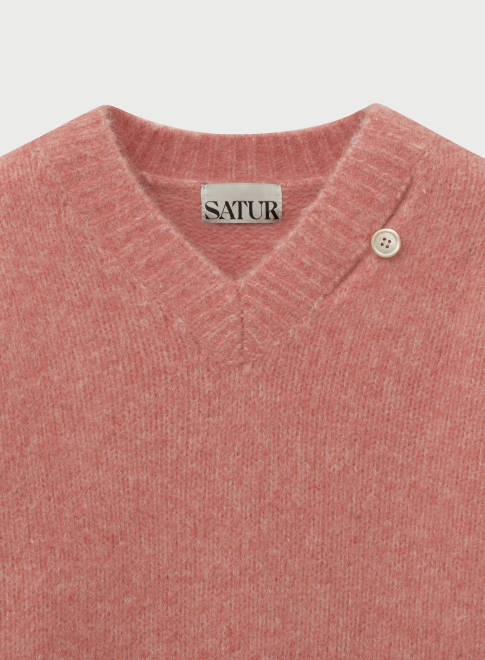 (W) Essen Two-Tone Mohair Pullover Knit
