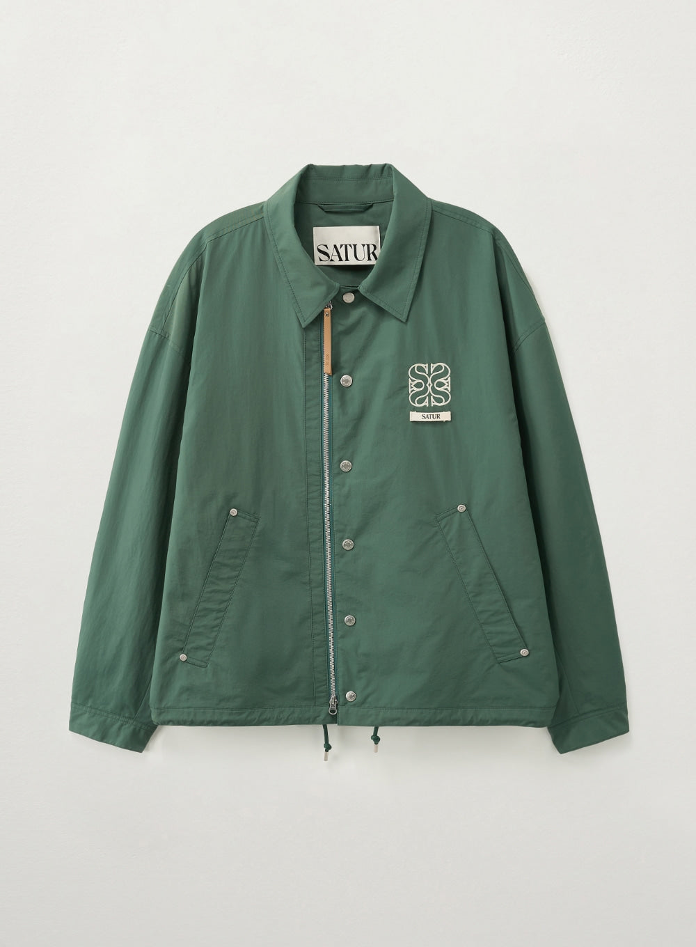 (M) Teo Nylon Cotton Coach Jacket