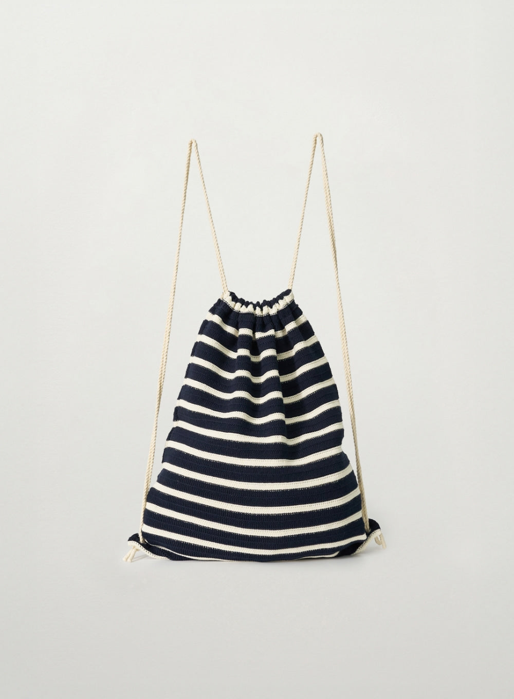 (U) Knit Striped String Backpack