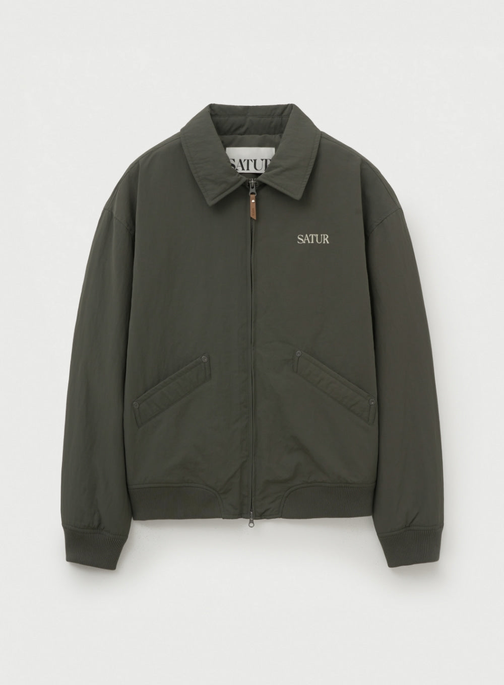 M) Nylon Padded Bomber Jacket