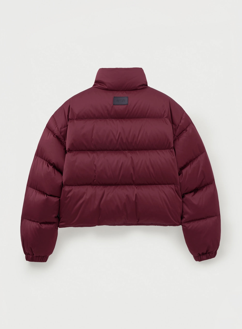 (W) Essential Stand Neck Cropped Down Jacket