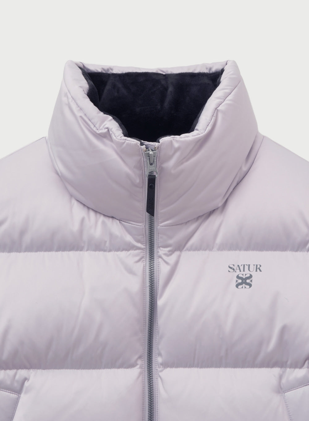 (W) Essential Stand Neck Cropped Down Jacket