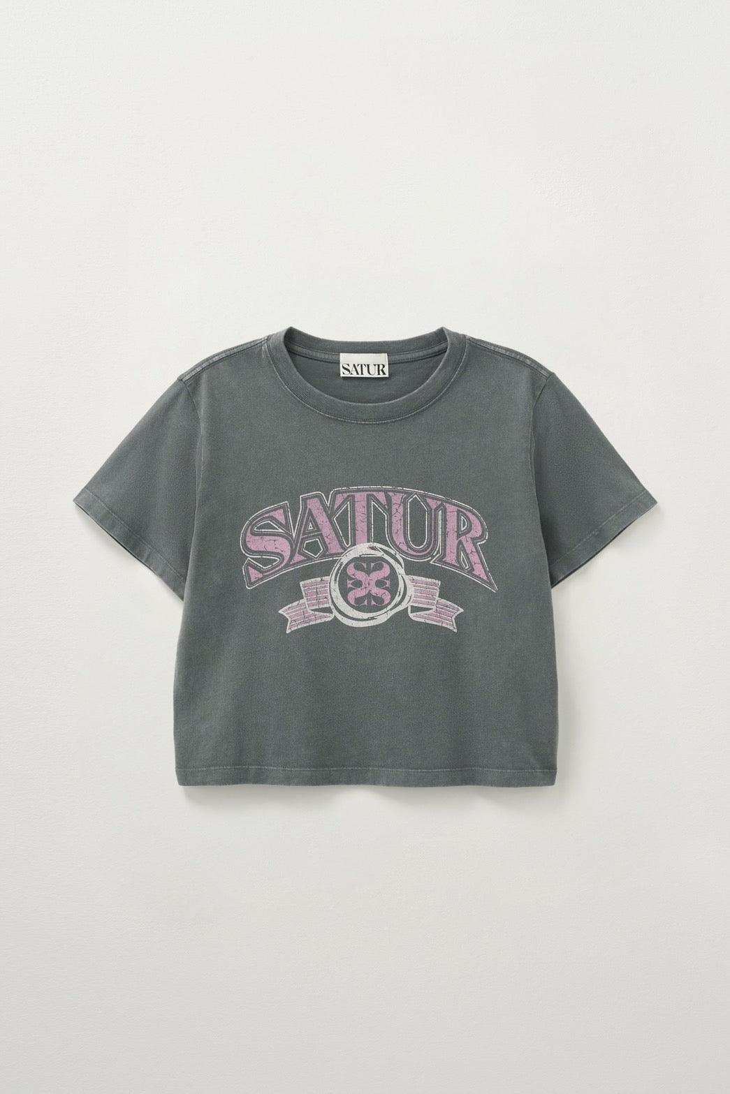 (W) Arch Logo Pigment Washed T-shirt
