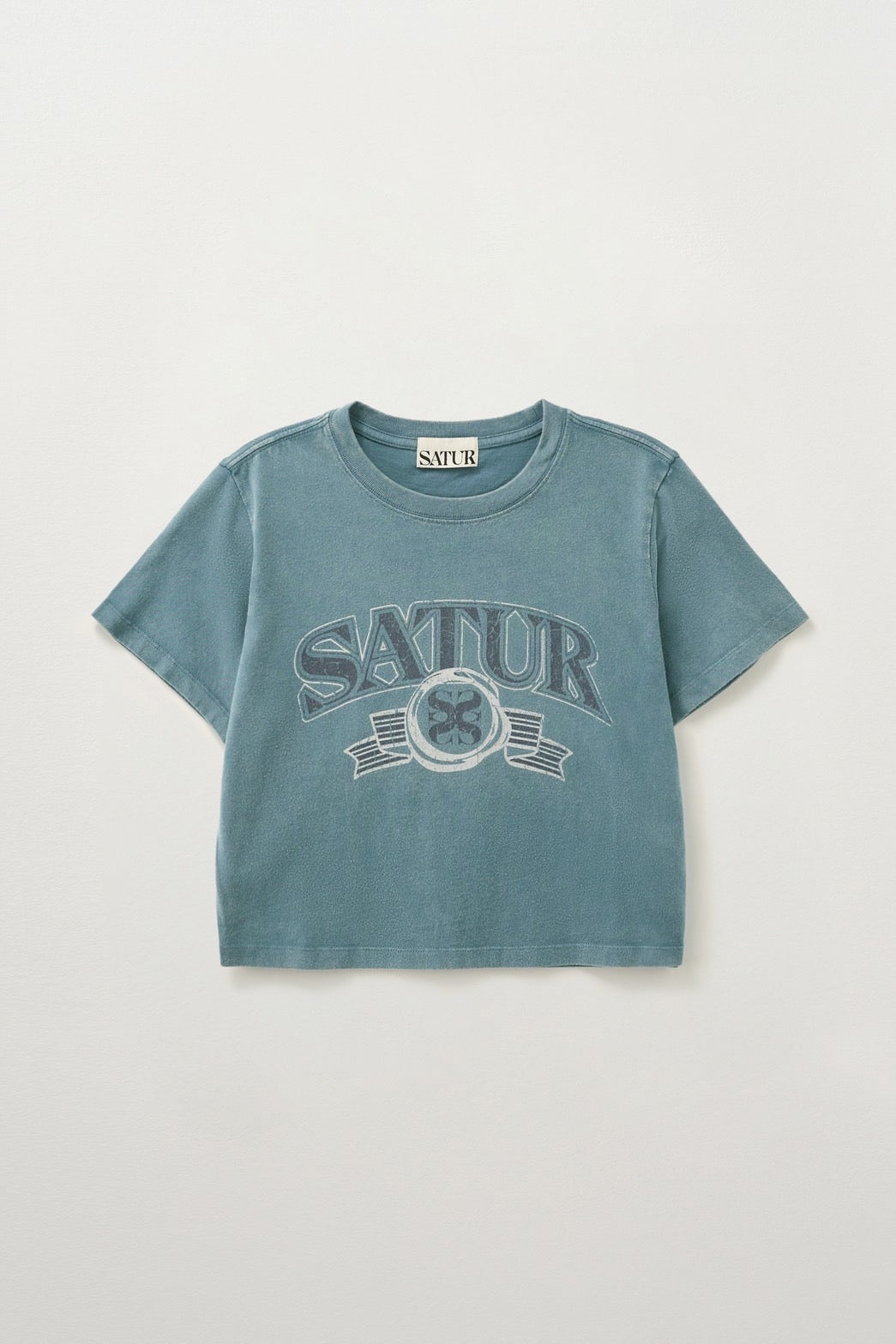 (W) Arch Logo Pigment Washed T-shirt