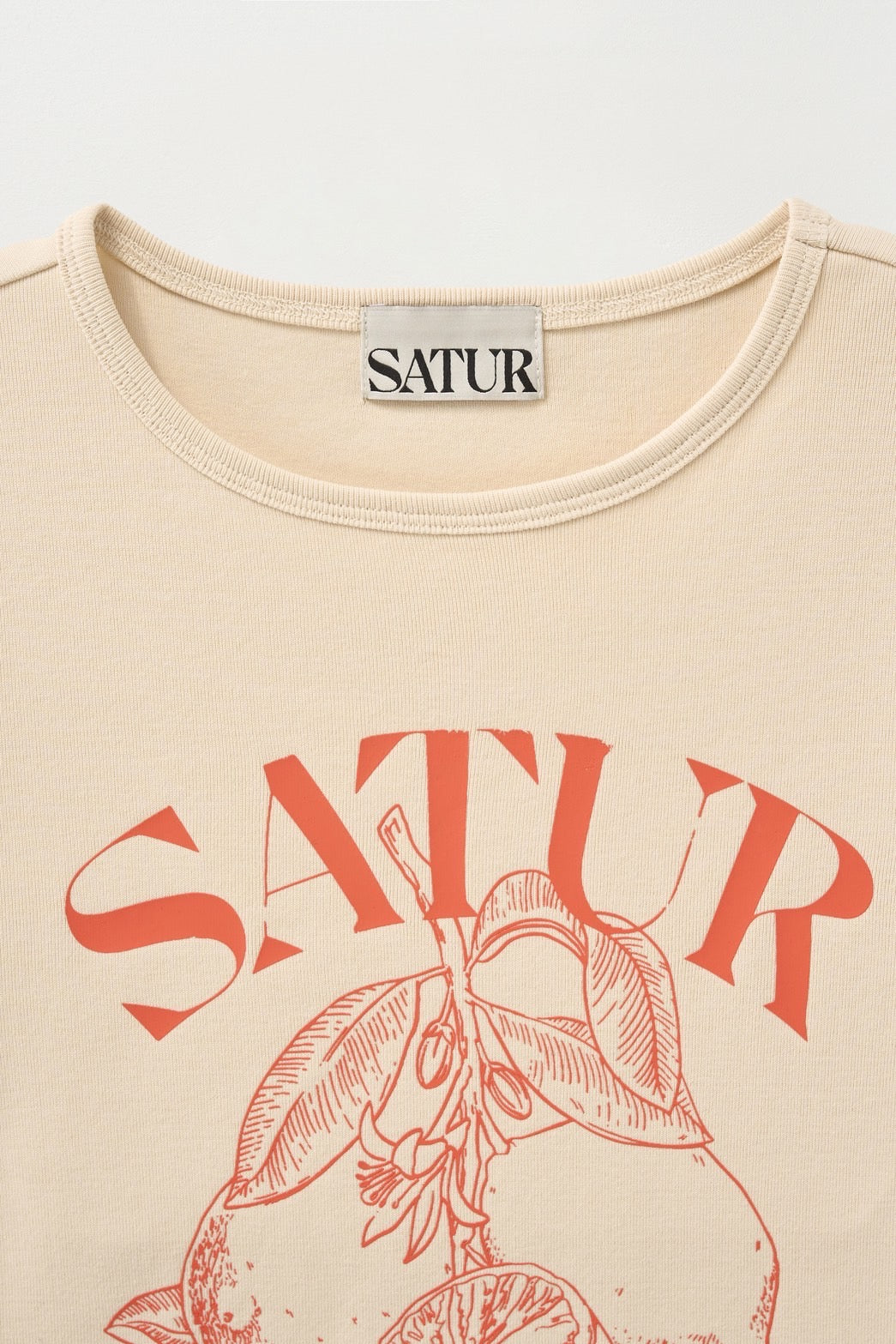 (W) Citron Crop Slim Fit T-shirts