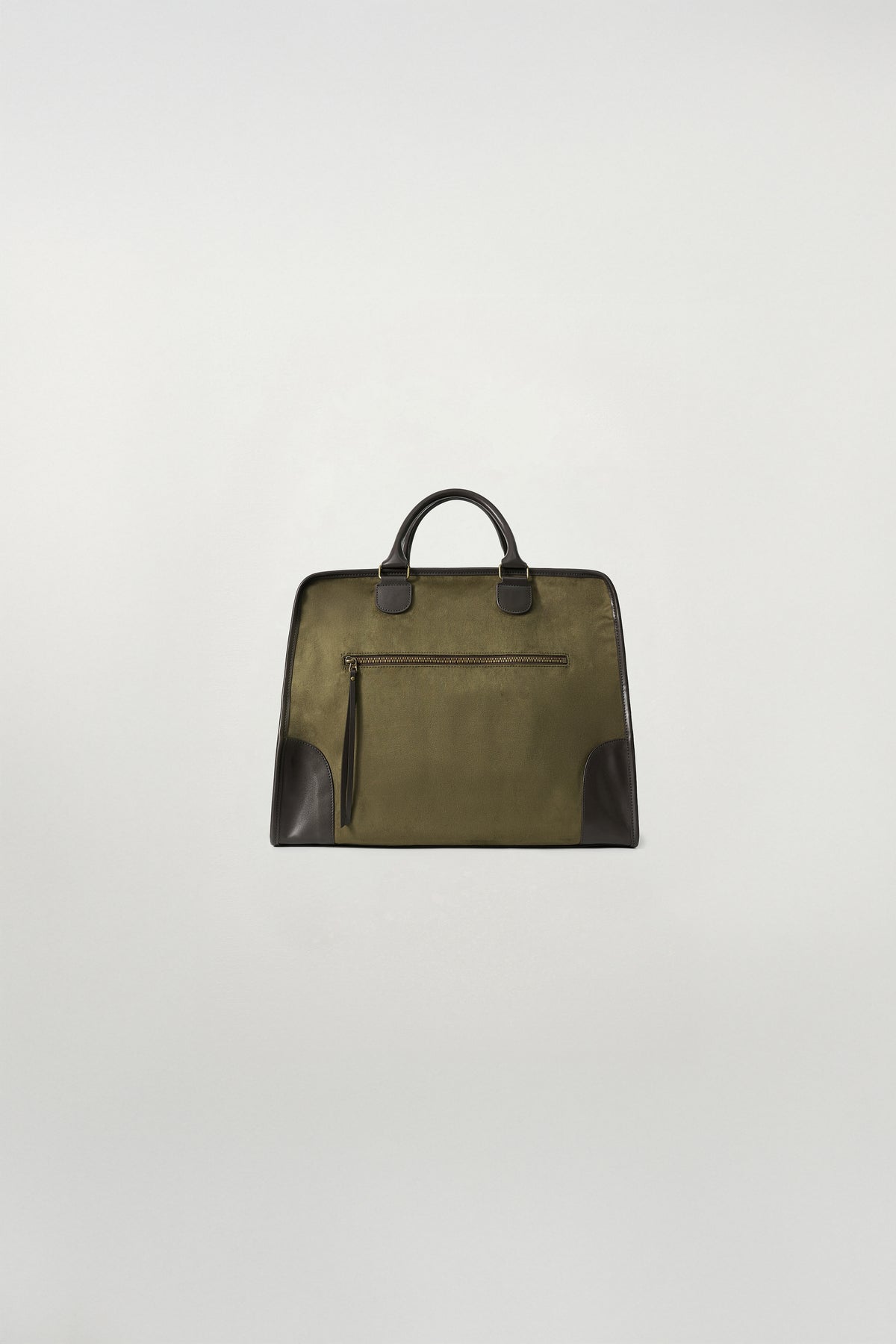 (M) Verona Synthetic Suede Big Boston Bag