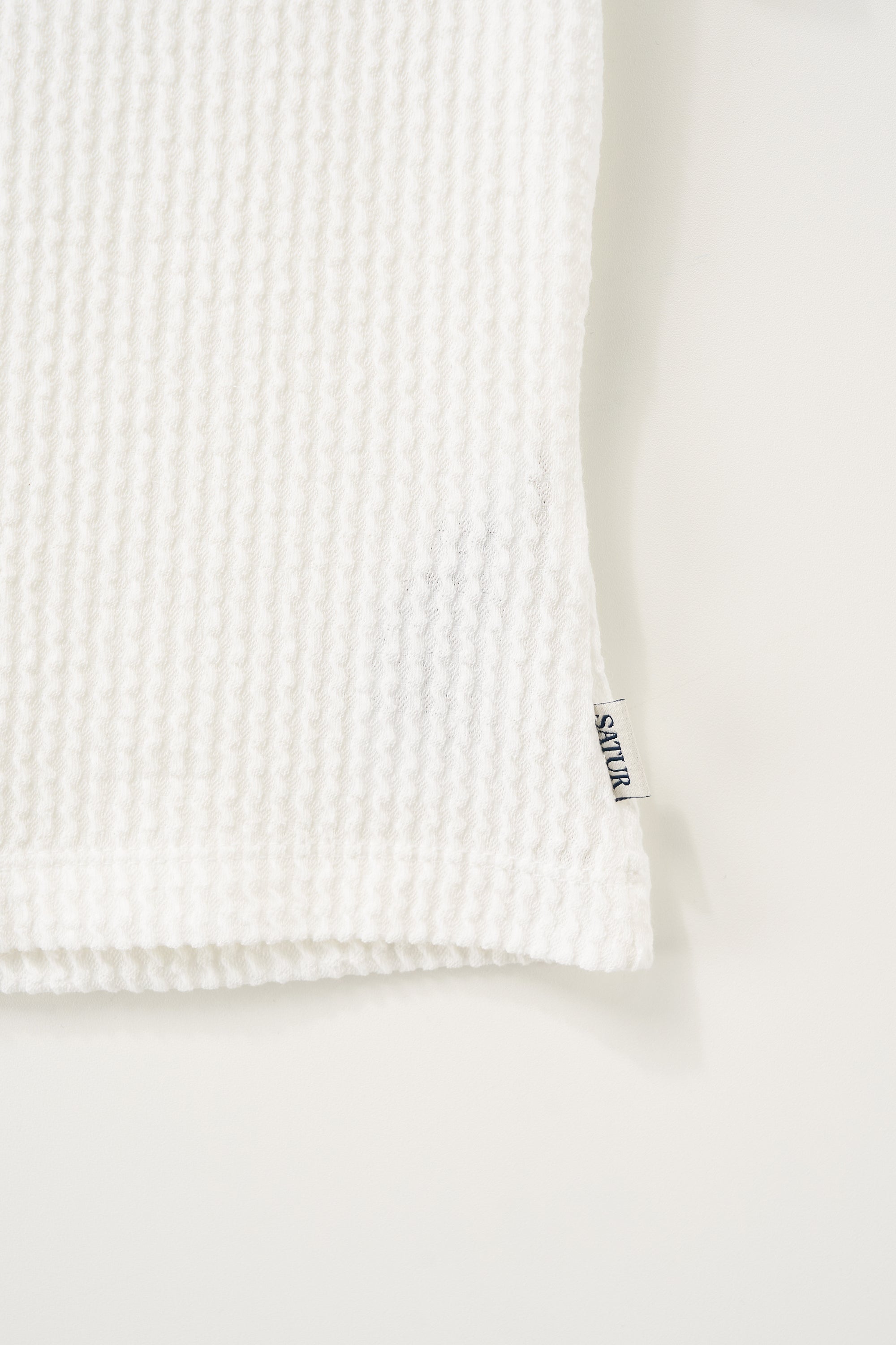 (W) Square Neck Crinkle T-shirt