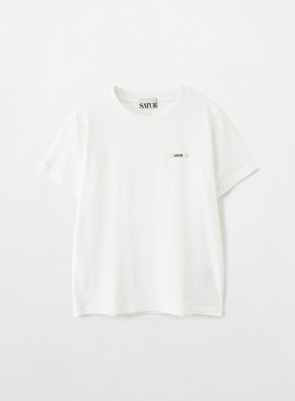 (W) Supima Basic Crew Neck T-shirt