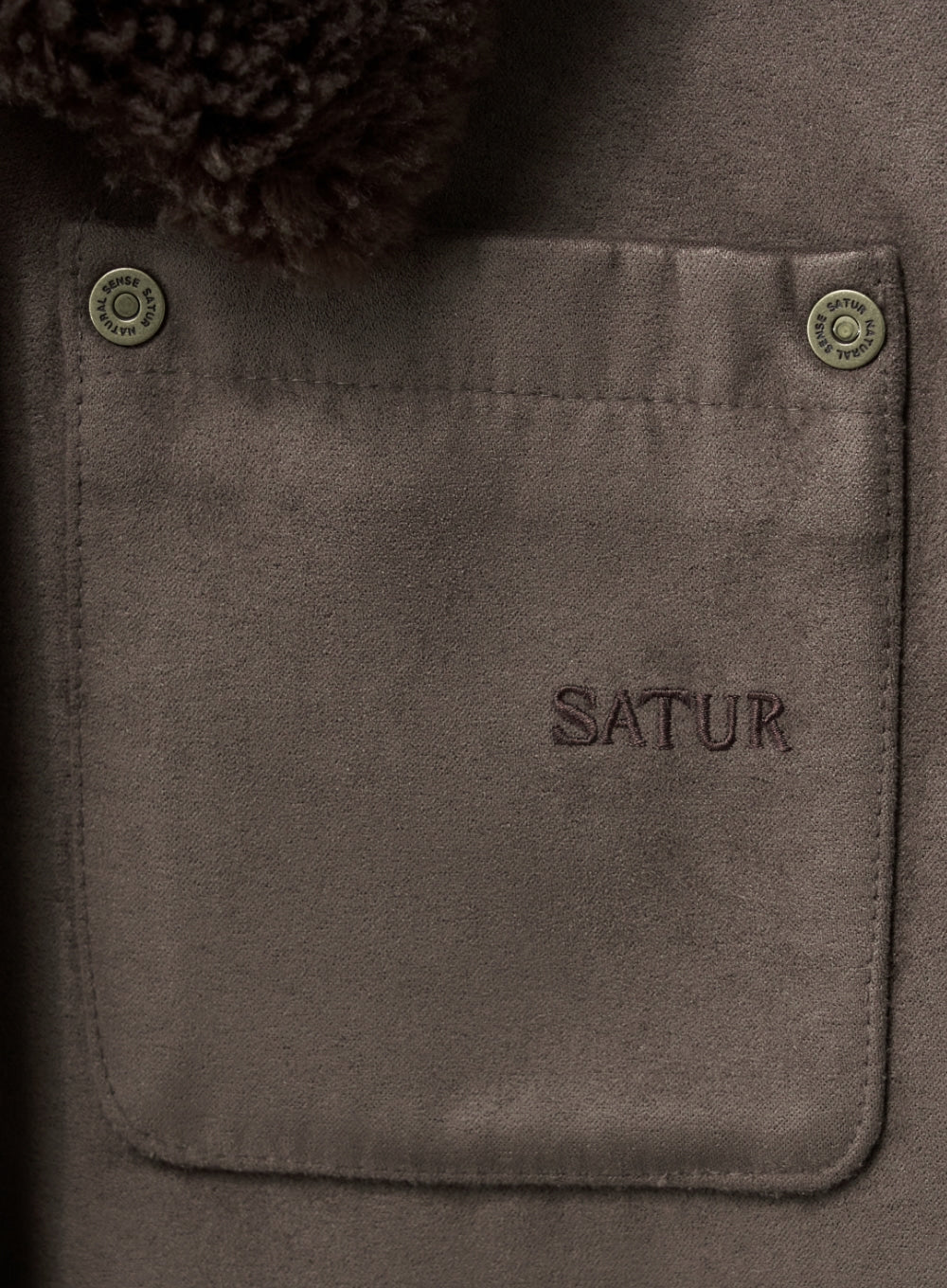 (W) Synthetic Shearling Blouson Jumper