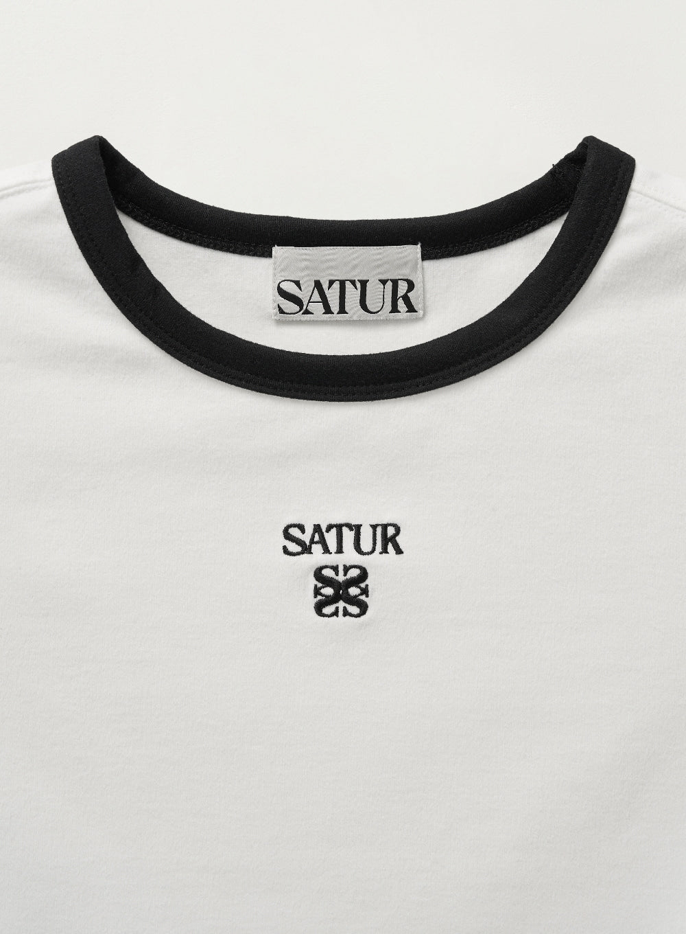 (W) Apero Slim Cropped Fit Ringer T-shirts