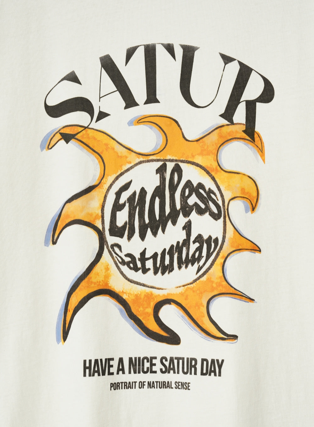 (M) Sun Retro Graphic T-shirts