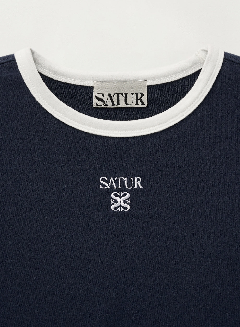 (W) Apero Slim Cropped Fit Ringer T-shirts