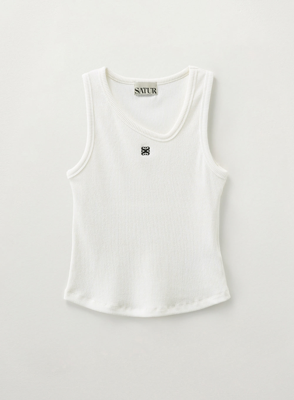(W) Unbalance Neck Logo Sleeveless