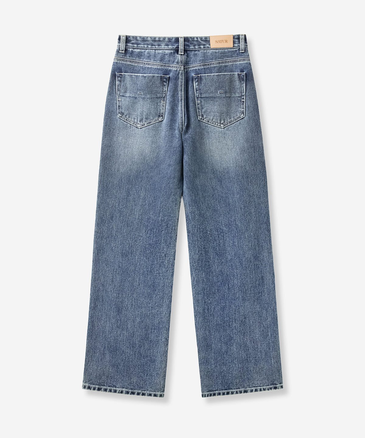 (W) Straight Fit Denim Pants