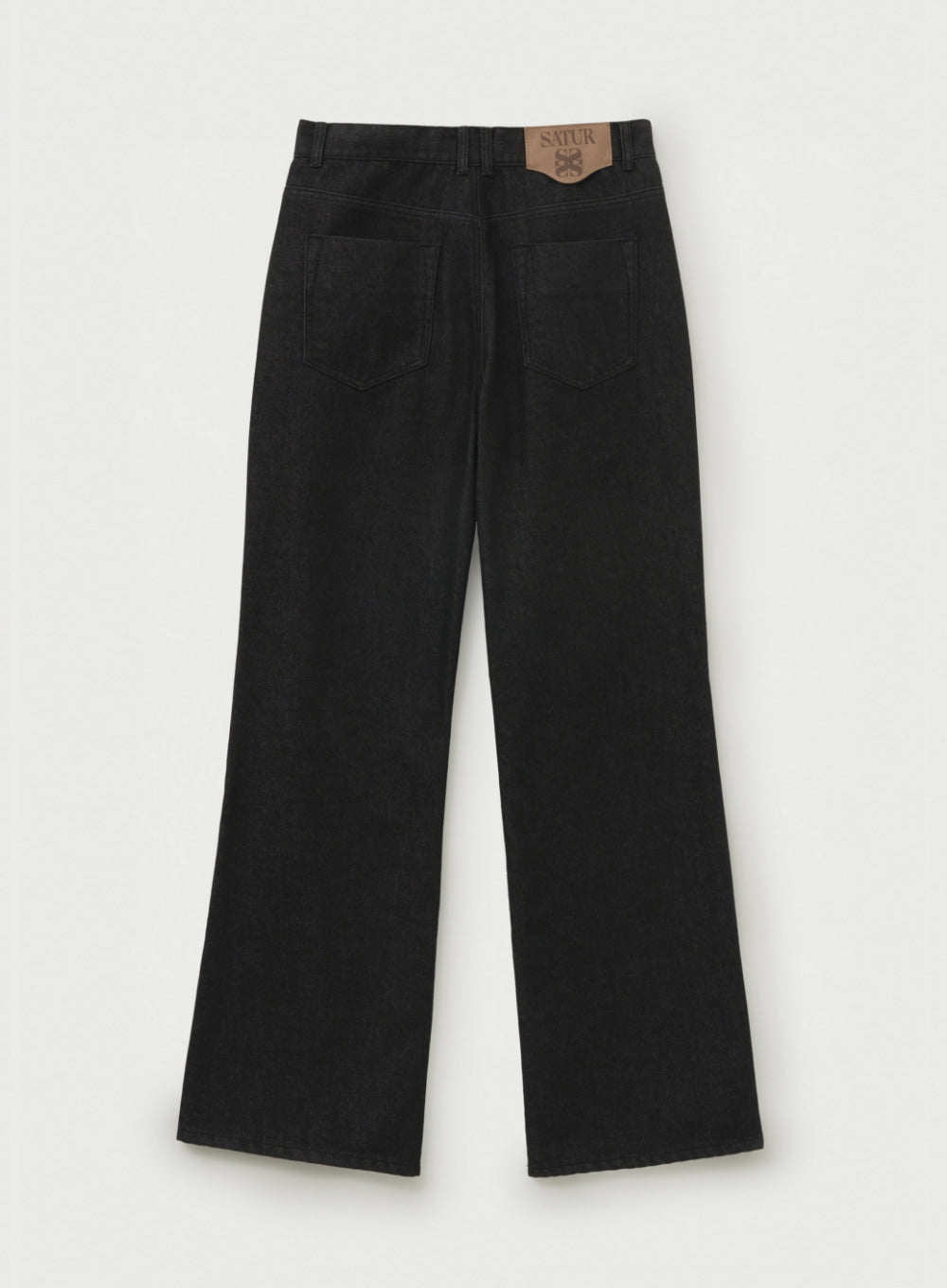 (M) Semi Loose Boots Cut Denim Pants
