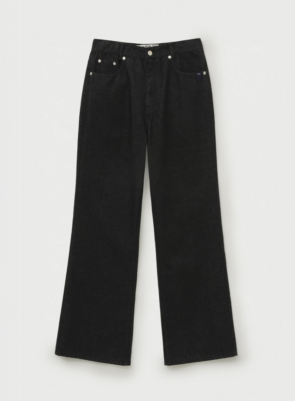 (M) Semi Loose Boots Cut Denim Pants