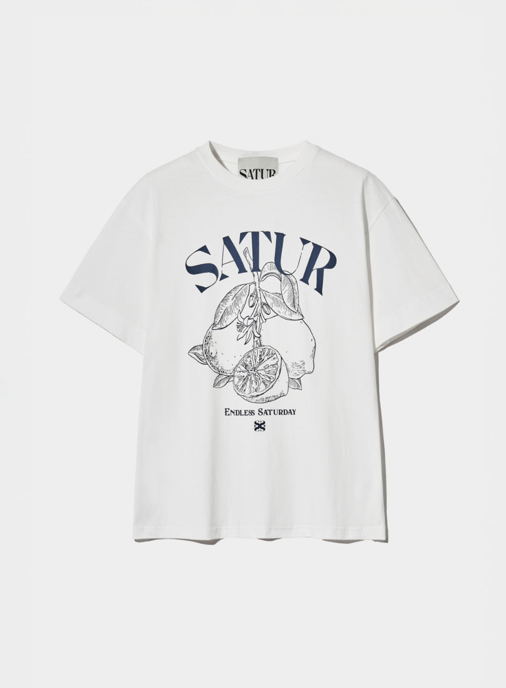 (M) Cafri Citron Drawing Summer Graphic T-Shirts